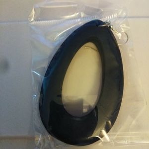 Wood Tear Drop Earrings